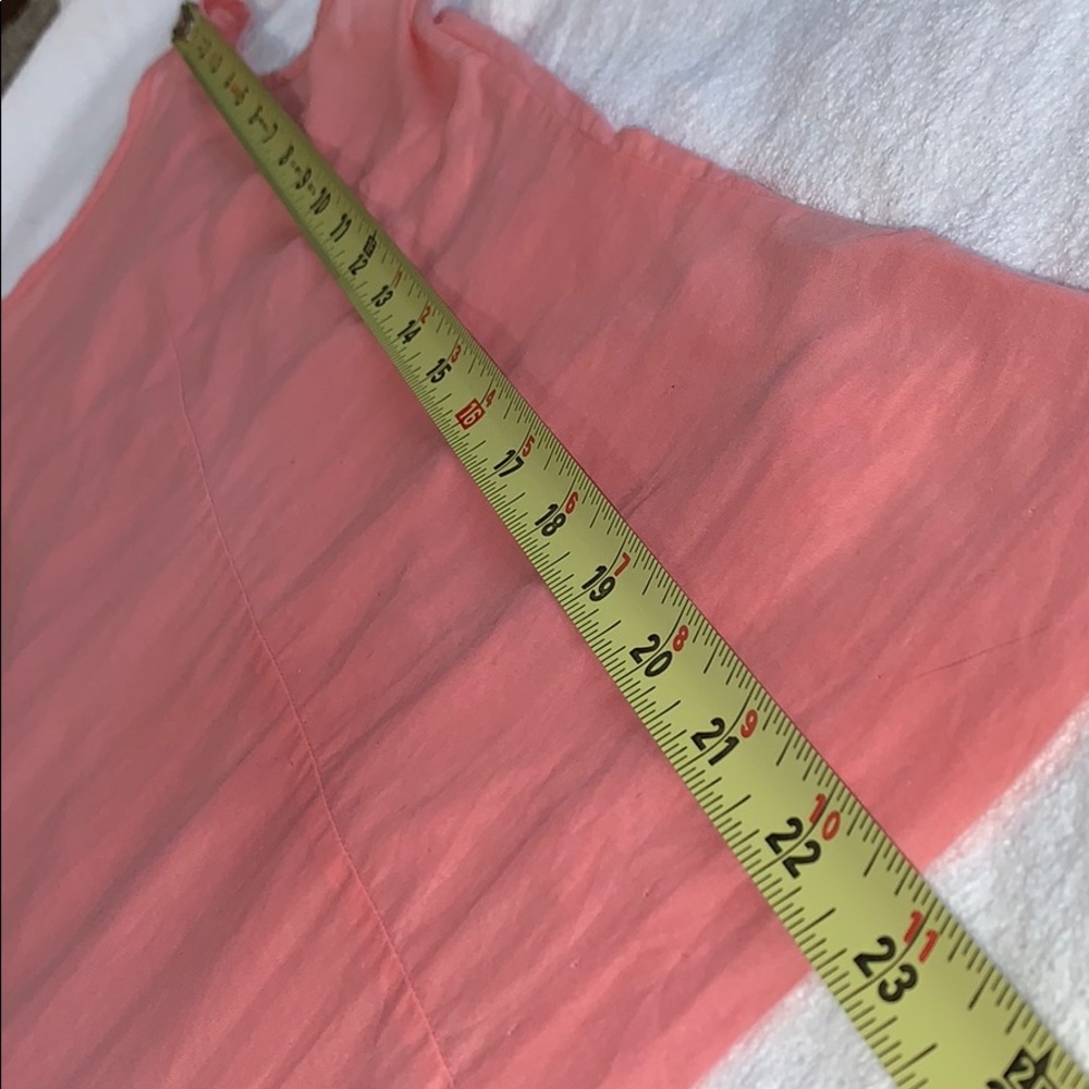 ✓J. Crew EUC top size 0 ruffles coral - Picture 7 of 10